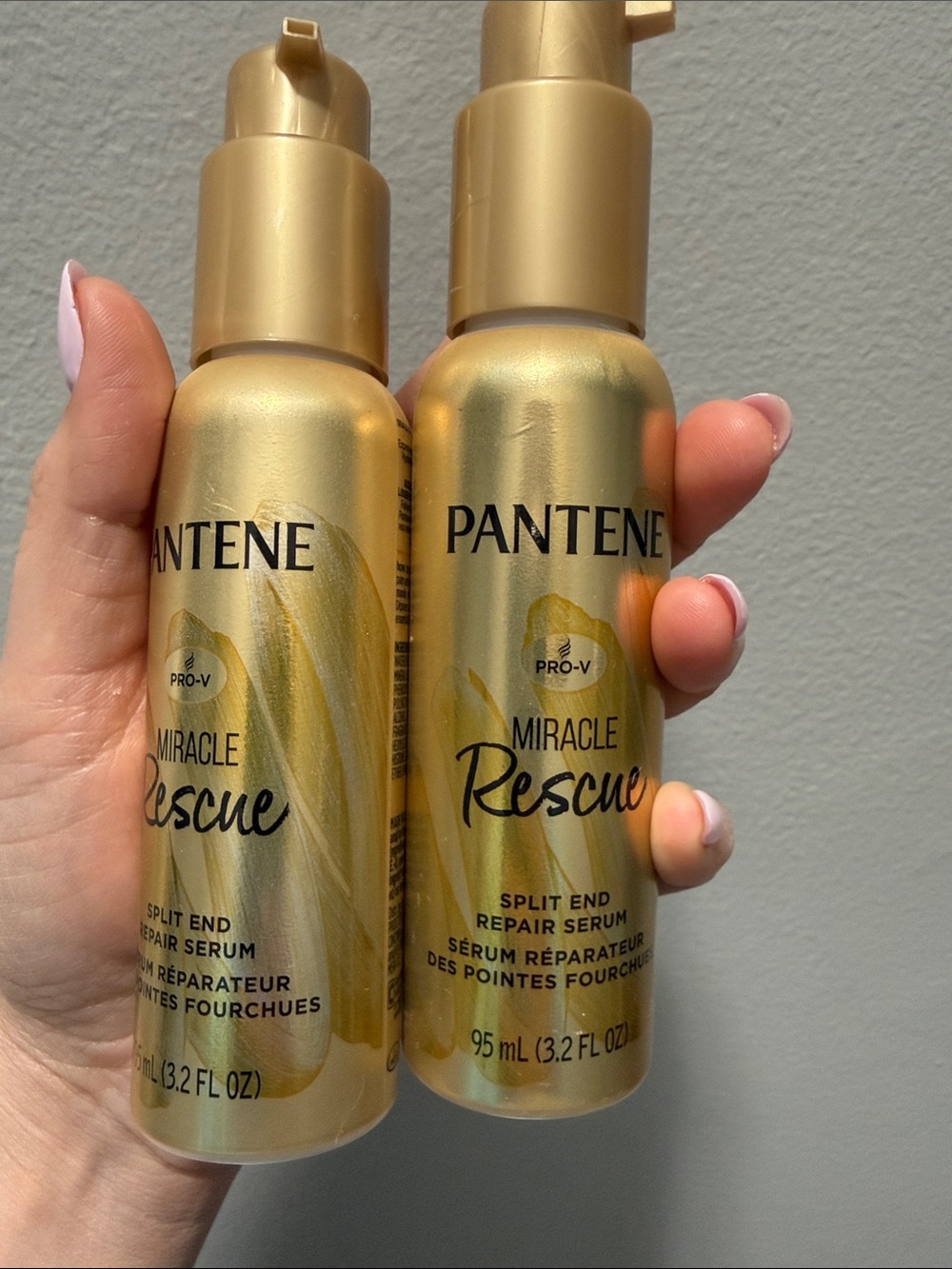 Pantene Miracle Rescue Split End Repair Serum - Gold Bottle